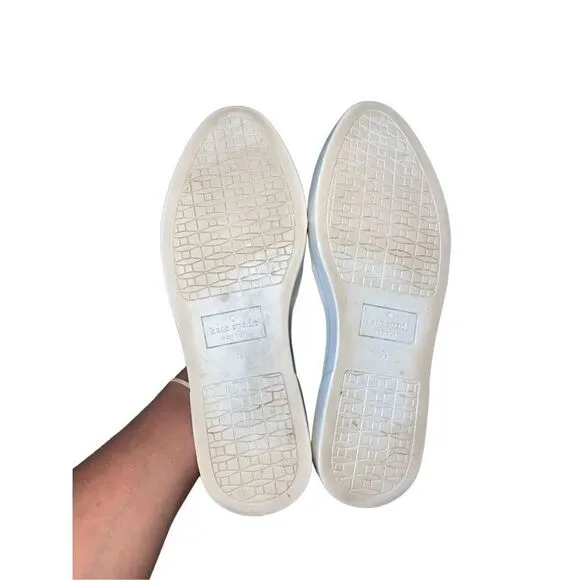 Kate Spade Courtney Grommet Slip On black gold