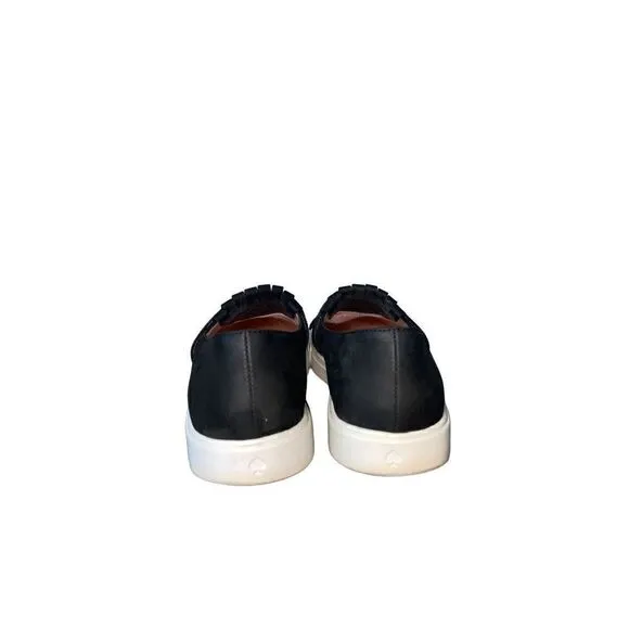 Kate Spade Courtney Grommet Slip On black gold