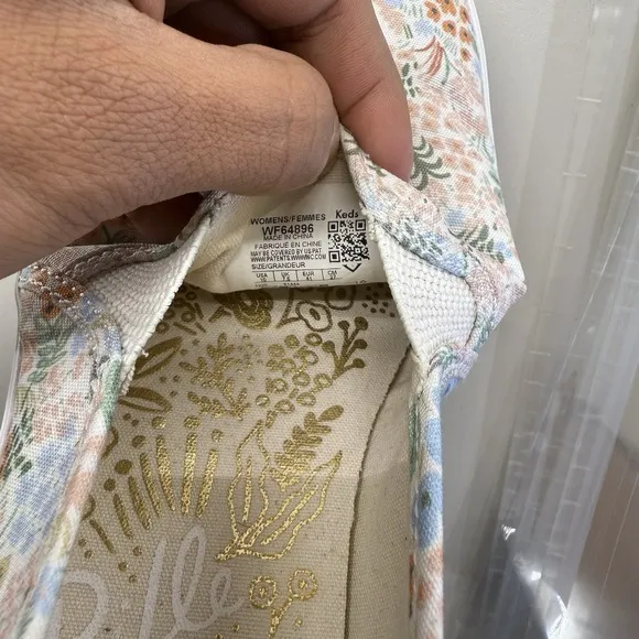 Keds Riffle Paper Co. Floral Women Slip Ons Size 10 Flats Shoes