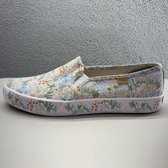 Keds Riffle Paper Co. Floral Women Slip Ons Size 10 Flats Shoes