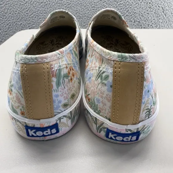 Keds Riffle Paper Co. Floral Women Slip Ons Size 10 Flats Shoes