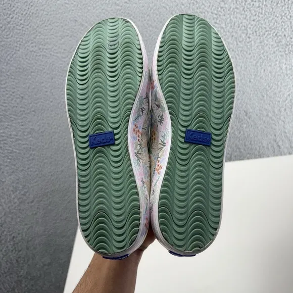 Keds Riffle Paper Co. Floral Women Slip Ons Size 10 Flats Shoes