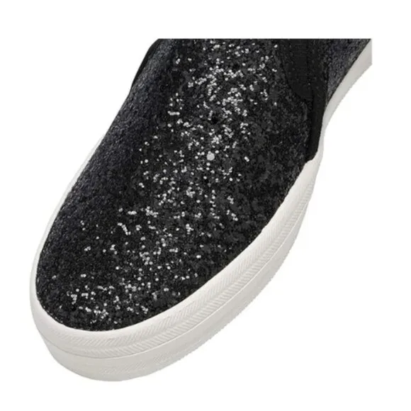 Keds x Kate Spade New York Double Decker Mule Glitter Women's Shoes Black  8.5M