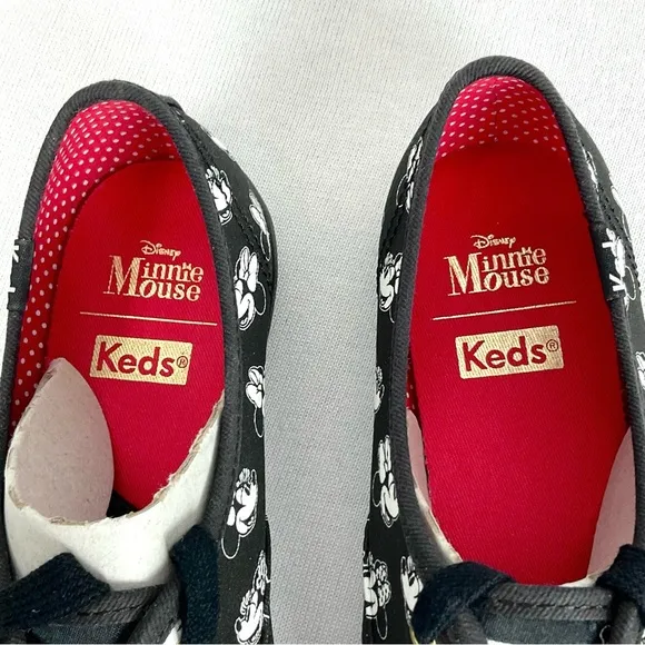 Keds X Minnie Mouse Sneakers Champion Shoes Blk New Disney Ltd Edition