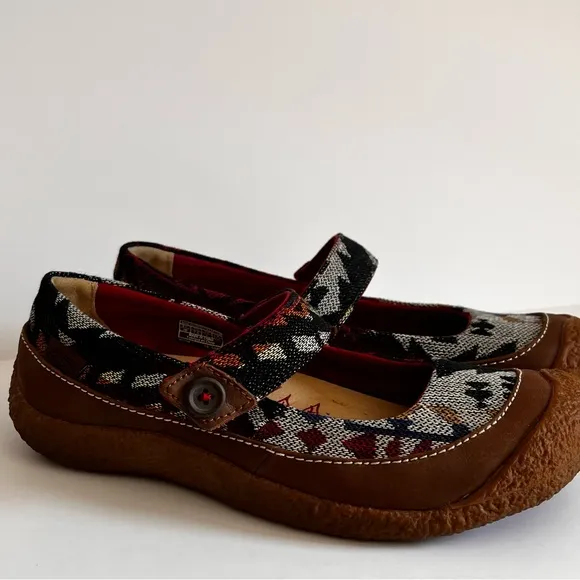 Keen 1013708 Harvest Southwestern Aztec Mary Jane Shoes Slip On Women’s Size 7.5