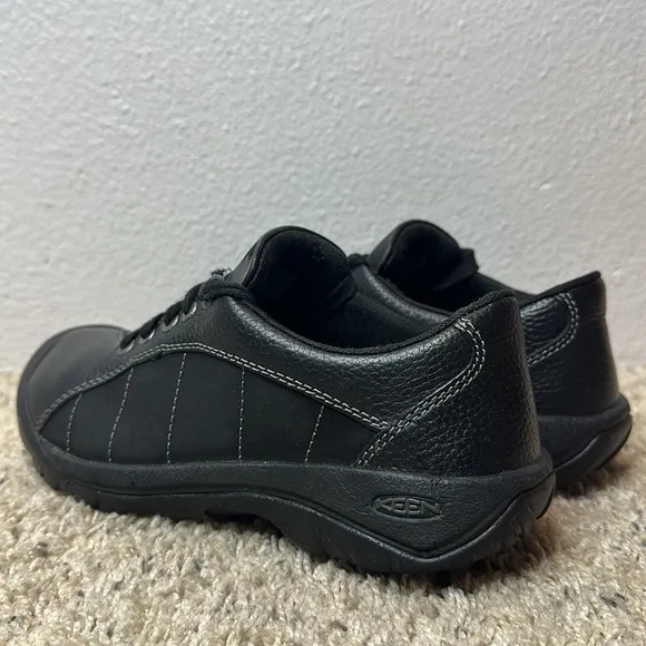 KEEN PRESIDIO LACE-UP (WOMEN) - BLACK/MAGNET Sz 8