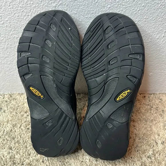 KEEN PRESIDIO LACE-UP (WOMEN) - BLACK/MAGNET Sz 8