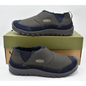 Keen Mens Size 8.5 Hoodcamp FR Slip On Black Olive Sky Captain Shoes