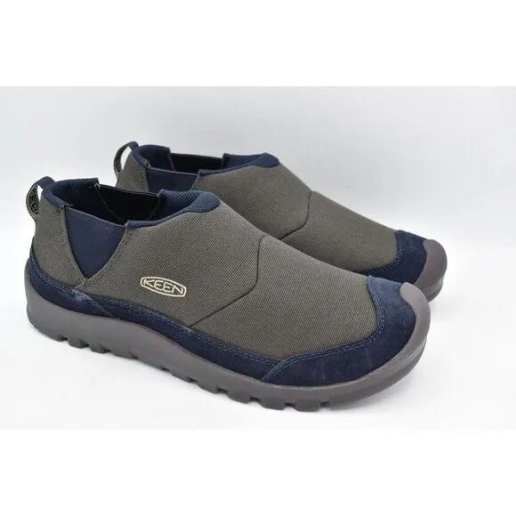 Keen Mens Size 8.5 Hoodcamp FR Slip On Black Olive Sky Captain Shoes