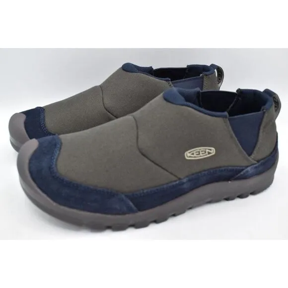 Keen Mens Size 8.5 Hoodcamp FR Slip On Black Olive Sky Captain Shoes