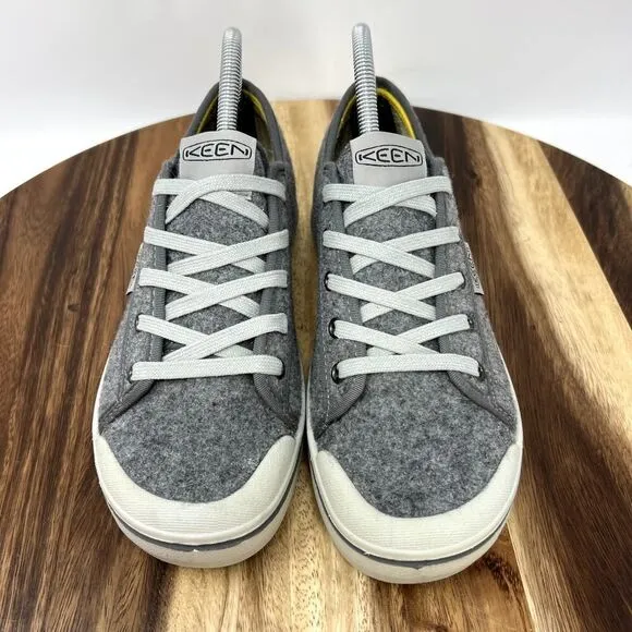 Keen Shoes Women's 7.5 Gray Felt Elsa Lite Low Top Casual Shoes