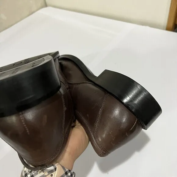 Kenneth Cole Reaction 020116 Mans Leather Brown Dress shoe Size US 13
