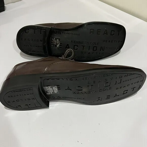 Kenneth Cole Reaction 020116 Mans Leather Brown Dress shoe Size US 13