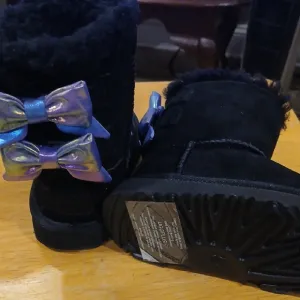 Kid Ugg Black Boots Size 7