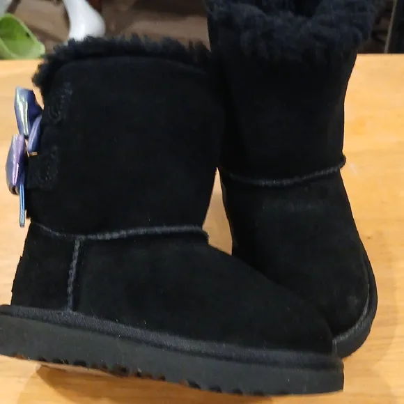 Kid Ugg Black Boots Size 7