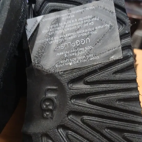 Kid Ugg Black Boots Size 7