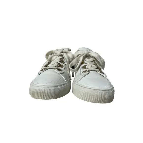 KOIO Collective Gavia Bianco Women's Sneakers White Leather Shoes Size 39 US 9