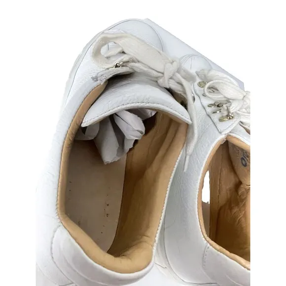 KOIO Collective Gavia Bianco Women's Sneakers White Leather Shoes Size 39 US 9