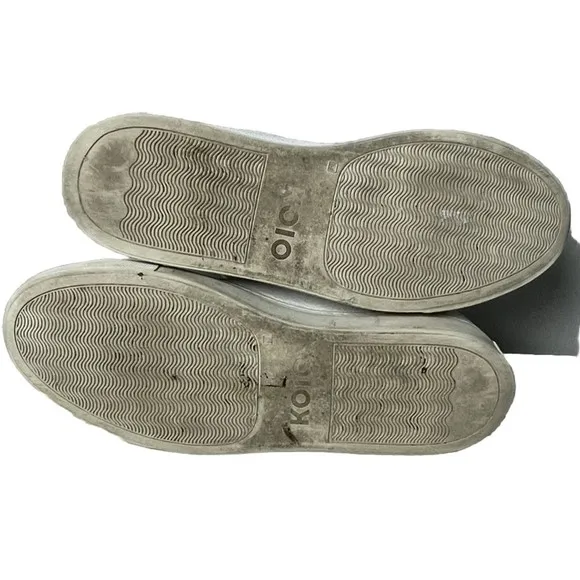 KOIO Collective Gavia Bianco Women's Sneakers White Leather Shoes Size 39 US 9