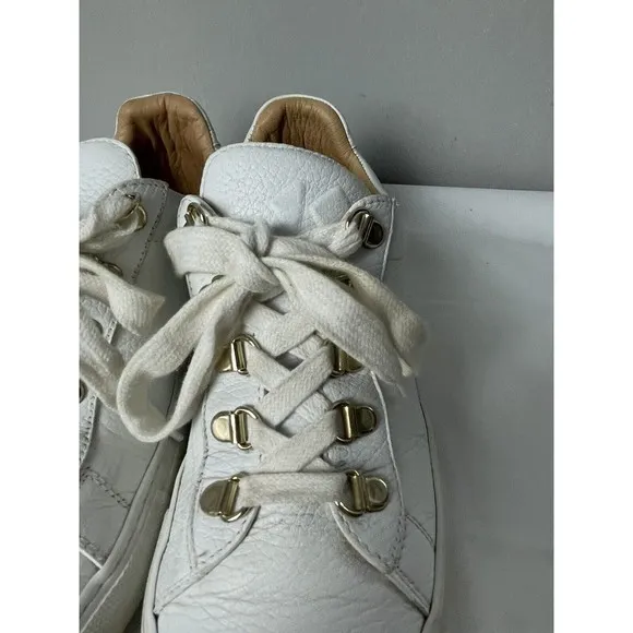 KOIO Collective Gavia Bianco Women's Sneakers White Leather Shoes Size 39 US 9