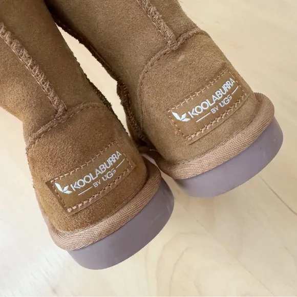 Koolabura UGG Chestnut‎ Suede Fur Lined Boots 9