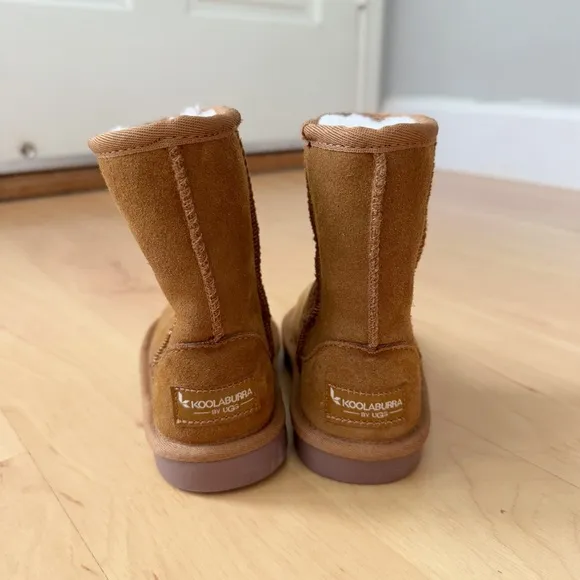 Koolabura UGG Chestnut‎ Suede Fur Lined Boots 9