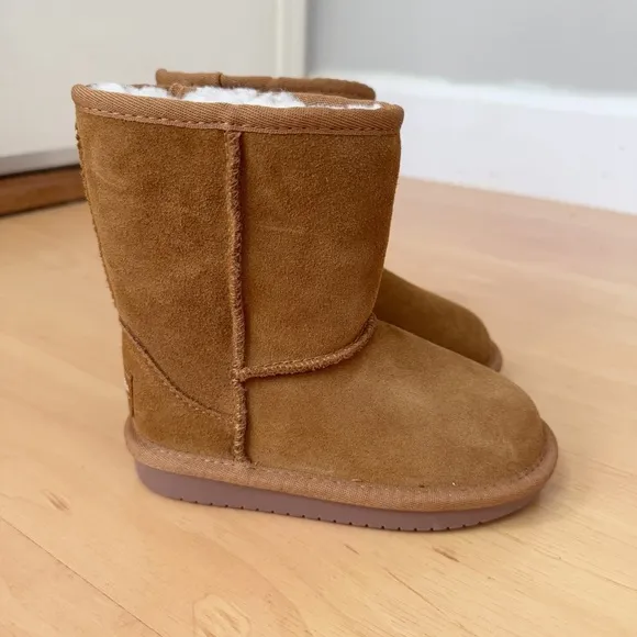 Koolabura UGG Chestnut‎ Suede Fur Lined Boots 9