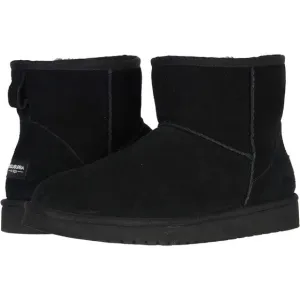 Koolaburra by UGG Boots Men's 13 Black Suede Mini Burra Black Faux Fur Lined