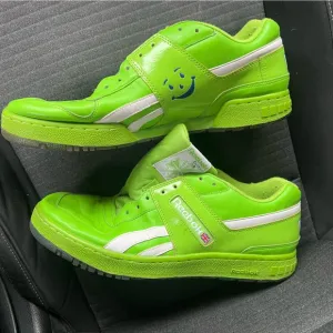 Koolaid x Reebok Pro Legacy Green Lemon Lime Leather Sneakers