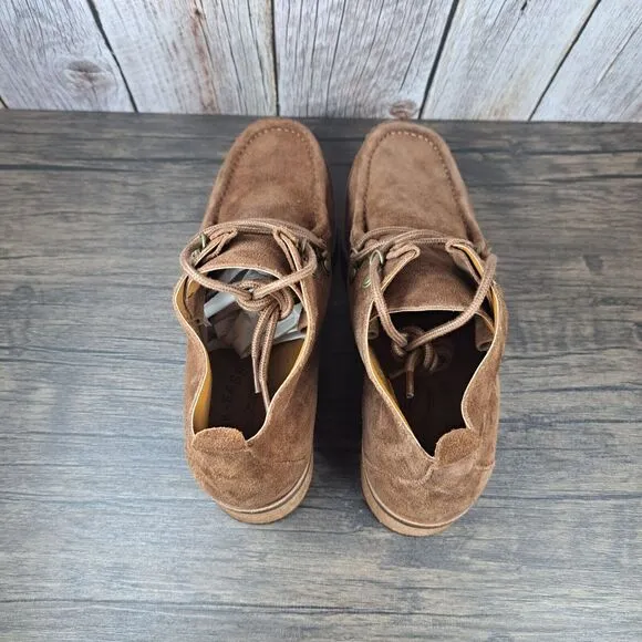 Kork-Ease Wales Suede Leather Moc Toe Boot Women's Sz 8.5 M Brown (NWOB)