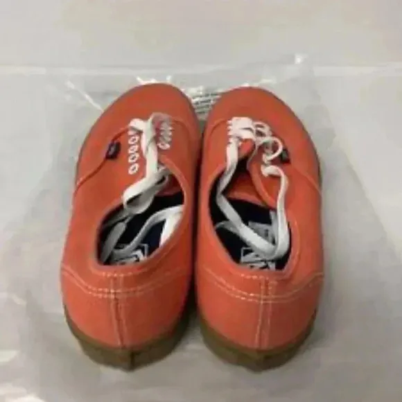 L Vans Authentic Orange Casual Shoes-US Mens 10