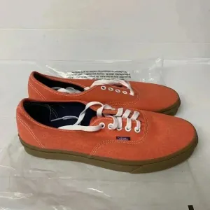 L Vans Authentic Orange Casual Shoes-US Mens 10