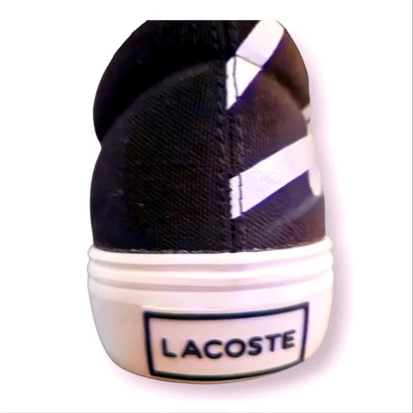 Lacoste Black and White Sneakers Casual Style