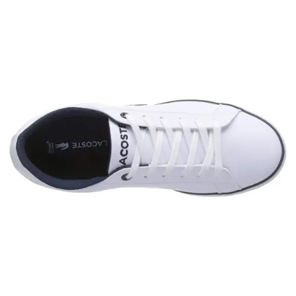 Lacoste Lerond BL 2 White/Navy Synthetic 3 US Child