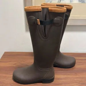 Lacrosse Filly 16 in. Rubber Waterproof Boots in Brown. Size 6.