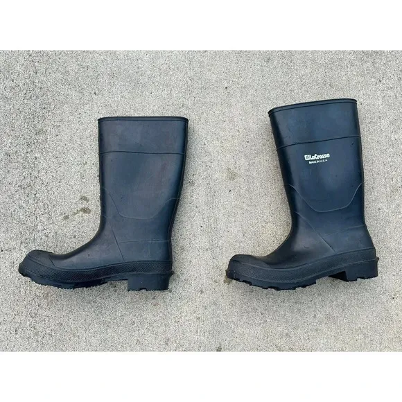 LaCrosse Rubber  Waterproof Wellington Rain Mud Boots Made USA Men's Size 12
