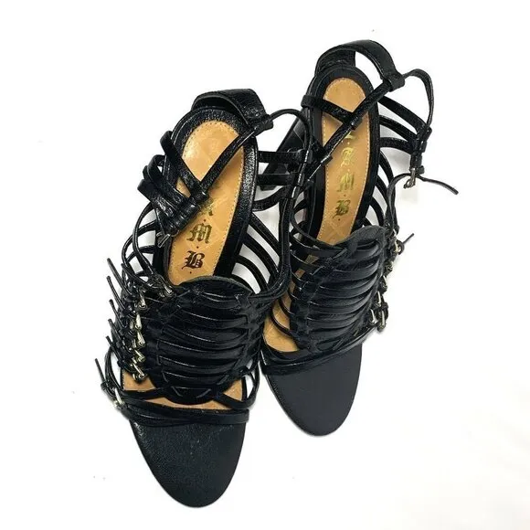L.A.M.B. Women Leather Shoes Size 10