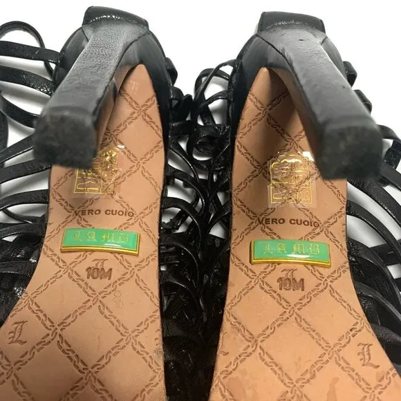 L.A.M.B. Women Leather Shoes Size 10
