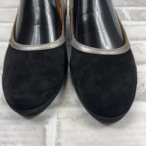 L’Amour Des Pieds Betty Jane Women’s Size 9 Black Multicolor Suede Shoes