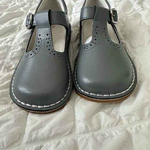 L'Amour Gray Dress Shoes with Brogue Detailing. New With Box and Never Been Worn