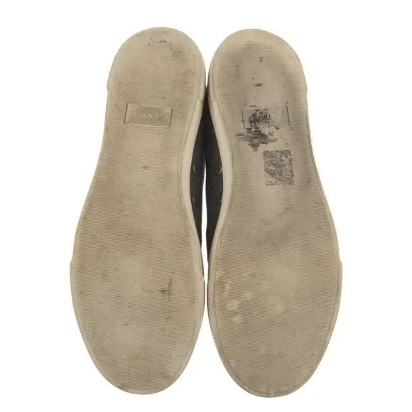 LANVIN Canvas Grosgrain Trim Sneakers Size: IT 36 US 6