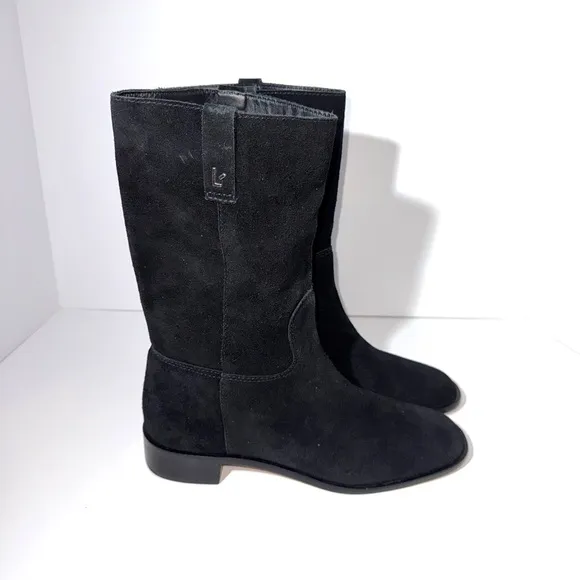 Larroude Barb Suede Boots