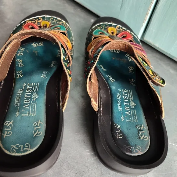 L'ARTISTE SpringStep Copa Slip-on Clog Sandal Shoe• sz EU 41/US 9 1/2-10