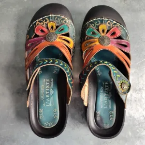 L'ARTISTE SpringStep Copa Slip-on Clog Sandal Shoe• sz EU 41/US 9 1/2-10