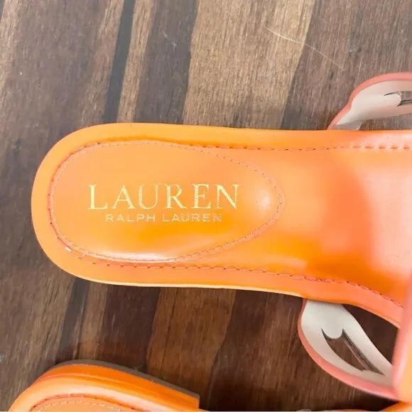 Lauren Ralph Lauren Austin Leather Sandals Size 6.5
