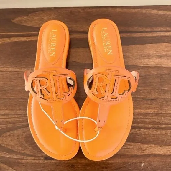 Lauren Ralph Lauren Austin Leather Sandals Size 6.5