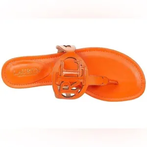 Lauren Ralph Lauren Austin Leather Sandals Size 6.5