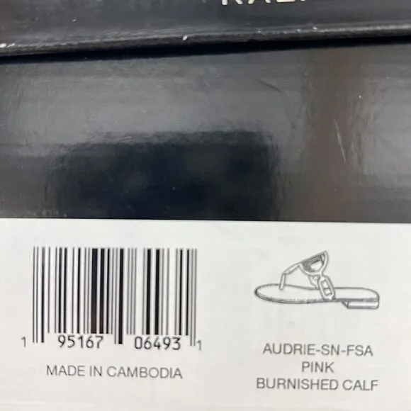 Lauren Ralph Lauren Audrie Leather Sandals- Pink- Size 5.5- NIB