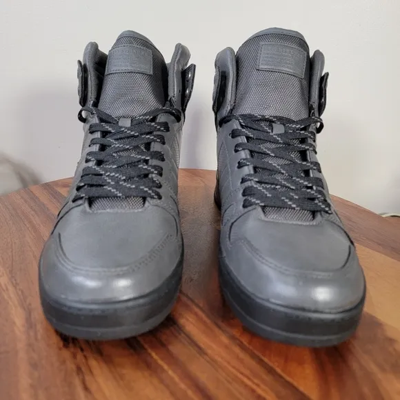 Levi's Mens Drive Hi Synthetic Leather Casual Hightop Sneaker Shoe 10.5
