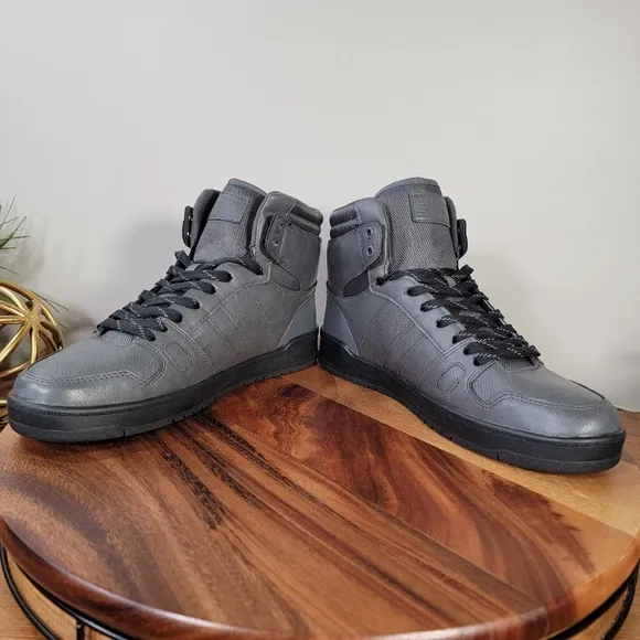 Levi's Mens Drive Hi Synthetic Leather Casual Hightop Sneaker Shoe 10.5